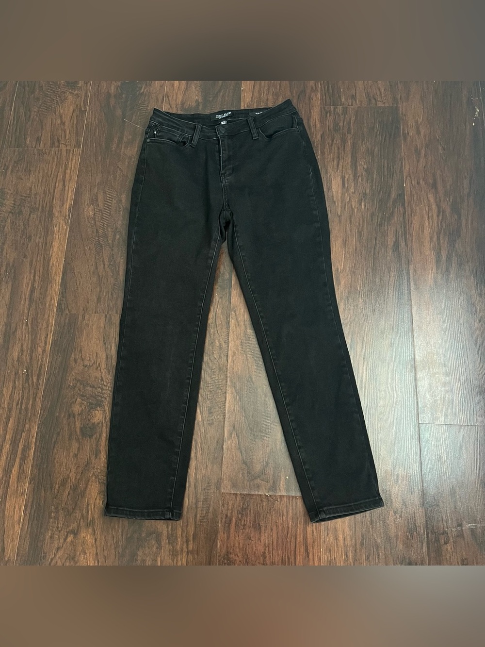 Judy Blue Slim Fit Black Mid Rise Stretch Jeans No Distressing 9/29